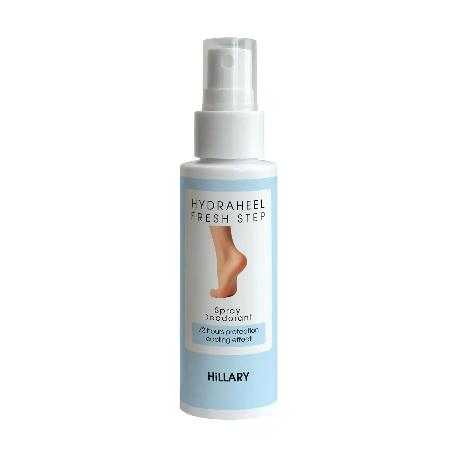 Освіжувальний спрей-дезодорант для ніг Hillary HydraHeel FreshStep Spray Deodorant, 100 мл
